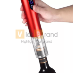 Dụng cụ khui rượu bằng điện với máy cắt giấy bạc