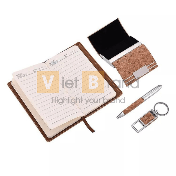 Quà tặng doanh nghiệp của công ty 4 món sang trọng in logo tùy chỉnh
