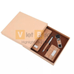 Bộ quà tặng doanh nghiệp của công ty 4 món sang trọng in logo tùy chỉnh