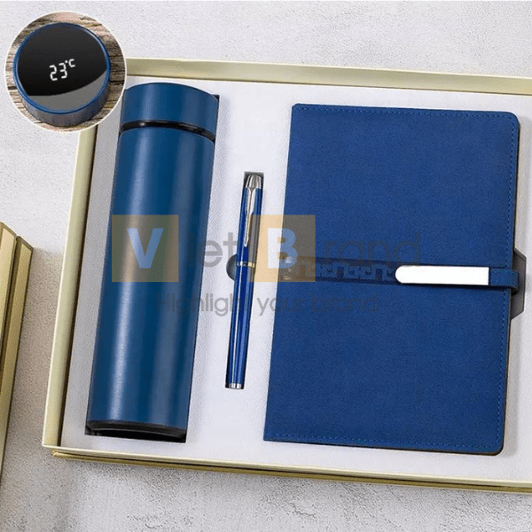 Bộ quà tặng doanh nghiệp công ty 3 món sang trọng in logo tùy chỉnh