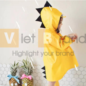 Áo mưa poncho khủng long cho trẻ em 