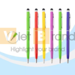 Bút bi kim loại nhiều màu có hỗ trợ in logo thương hiệu