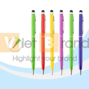 Bút bi kim loại nhiều màu có hỗ trợ in logo thương hiêu