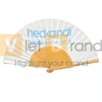 Quạt cầm tay bằng gỗ Tây Ban Nha có hỗ trợ in logo