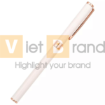 Bút bi vàng hồng có hỗ trợ in logo cho doanh nghiệp