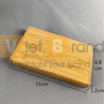 Hộp đựng danh thiếp bằng tre hỗ trợ in logo