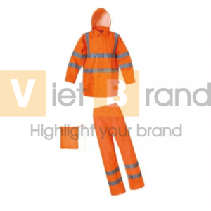 Áo mưa có băng phản chiếu hỗ trợ in logo doanh nghiệp 