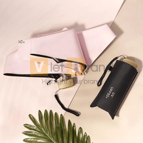 Ô Dù Quà Tặng Nhỏ Di Động 5 Gấp Siêu Nhẹ Chống UV Bỏ Túi Cho Ba Lô