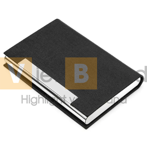 Ví đựng danh thiếp có tay cầm bằng kim loại