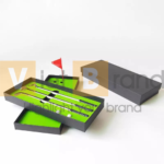 Set bút bi hình gậy golf in logo thương hiệu tùy chọn