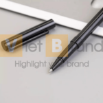 Bút bi vàng hồng có hỗ trợ in logo cho doanh nghiệp