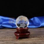 Cúp pha lê hình quả cầu thể thao