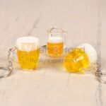 Móc khóa hình cốc bia quà tặng quảng cáo