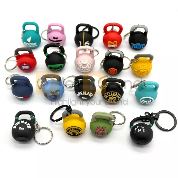 Móc khóa quà tặng hình tạ chuông